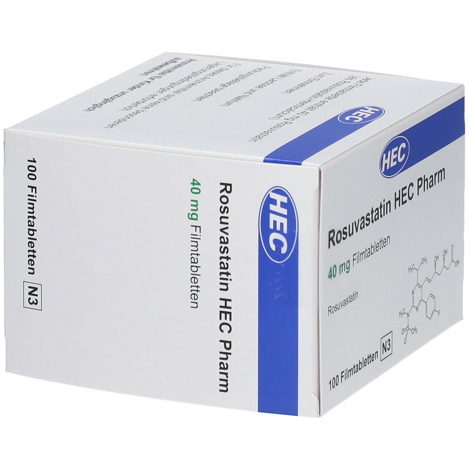 Rosuvastatin HEC Pharm 40 mg Filmtabletten 100 St