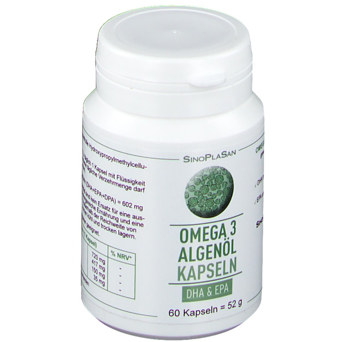 Omega-3 Huile d'algues DHA+EPA