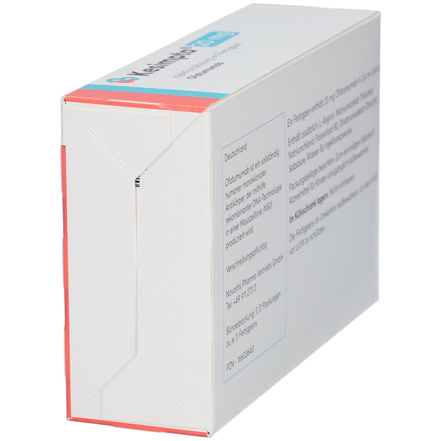 KESIMPTA 20 mg Inj.-Lsg.im Fertigpen Starterp. 3x0,4 ml mit dem E ...