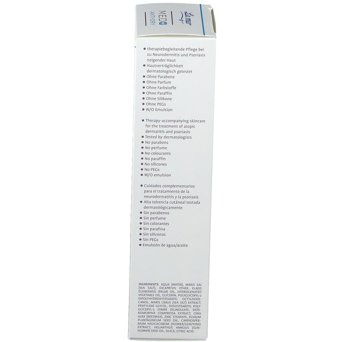 LA MER MED+ Anti-Dry Meersalzcreme ohne Parfum