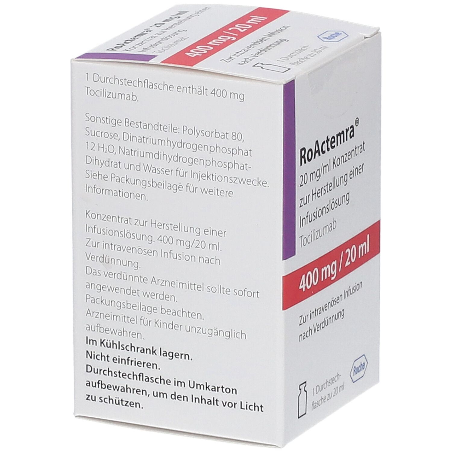 ROACTEMRA 20 mg/ml 400 mg Konz.z.Herst.e.Inf.-Lsg.