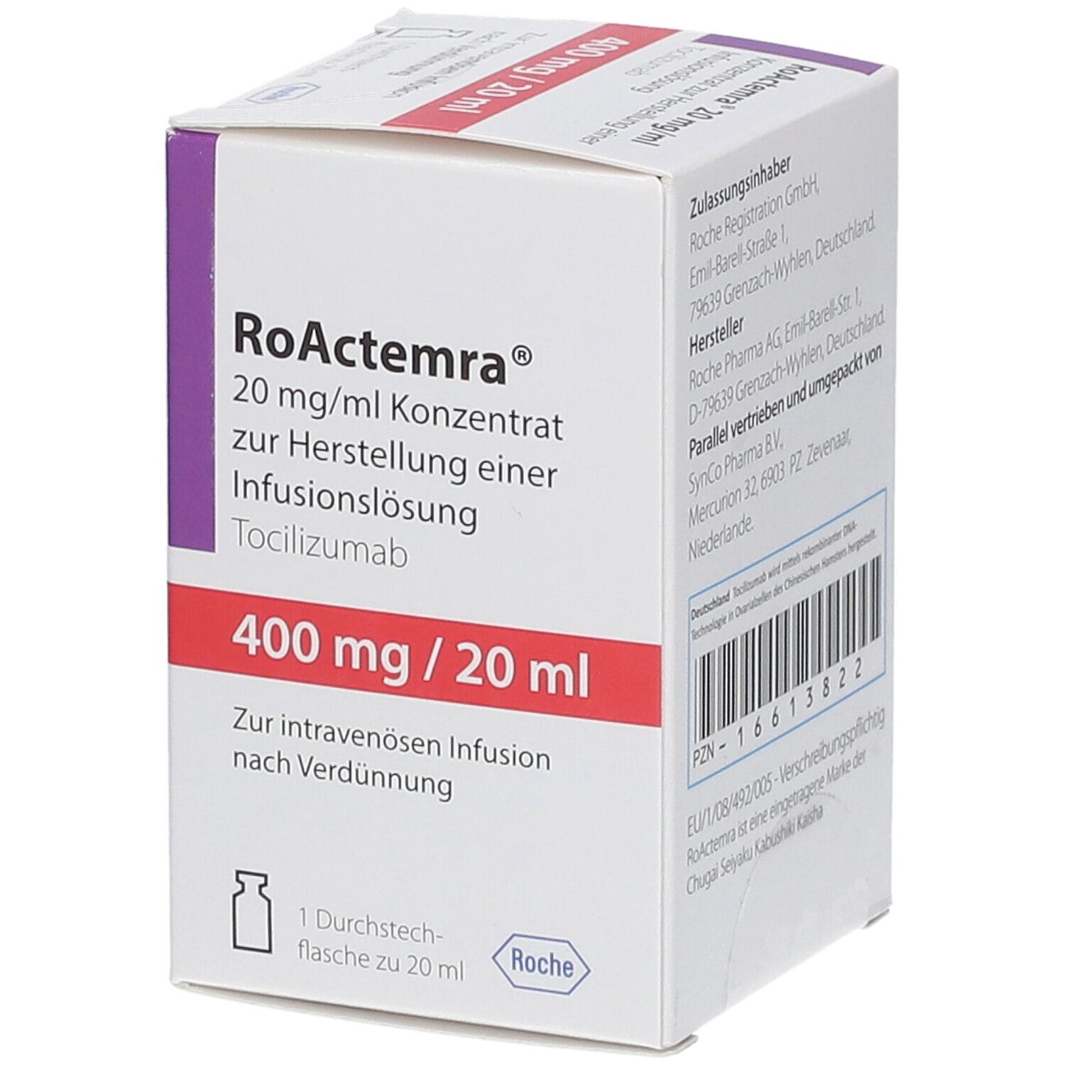ROACTEMRA 20 mg/ml 400 mg Konz.z.Herst.e.Inf.-Lsg.