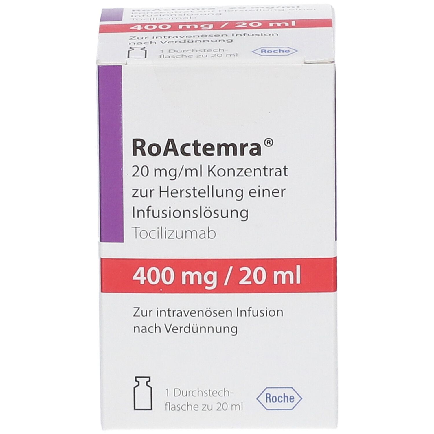 ROACTEMRA 20 mg/ml 400 mg Konz.z.Herst.e.Inf.-Lsg.