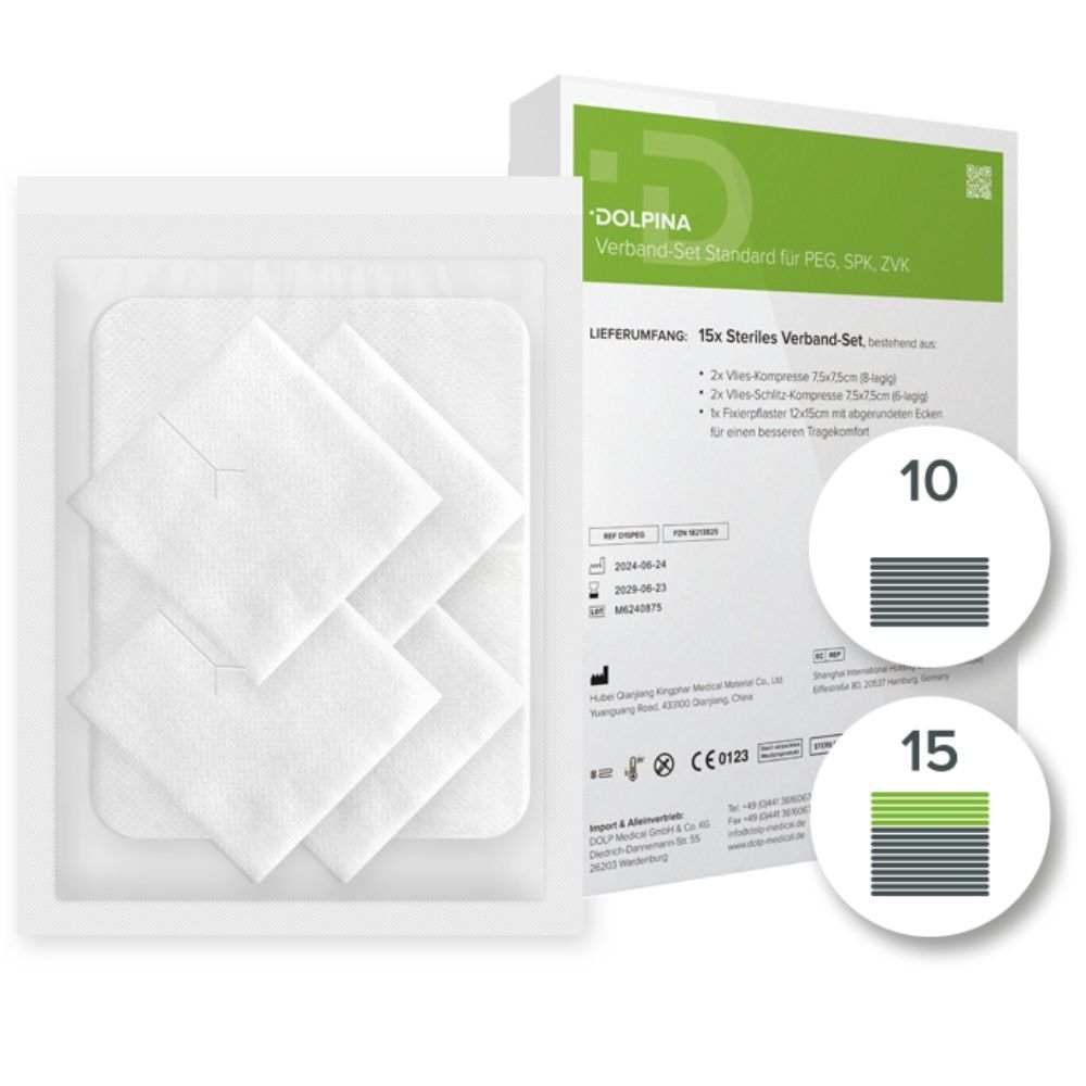 Dolpina PEG Verband-Set Standard auch f.SPK/ZVK 10 St Verband