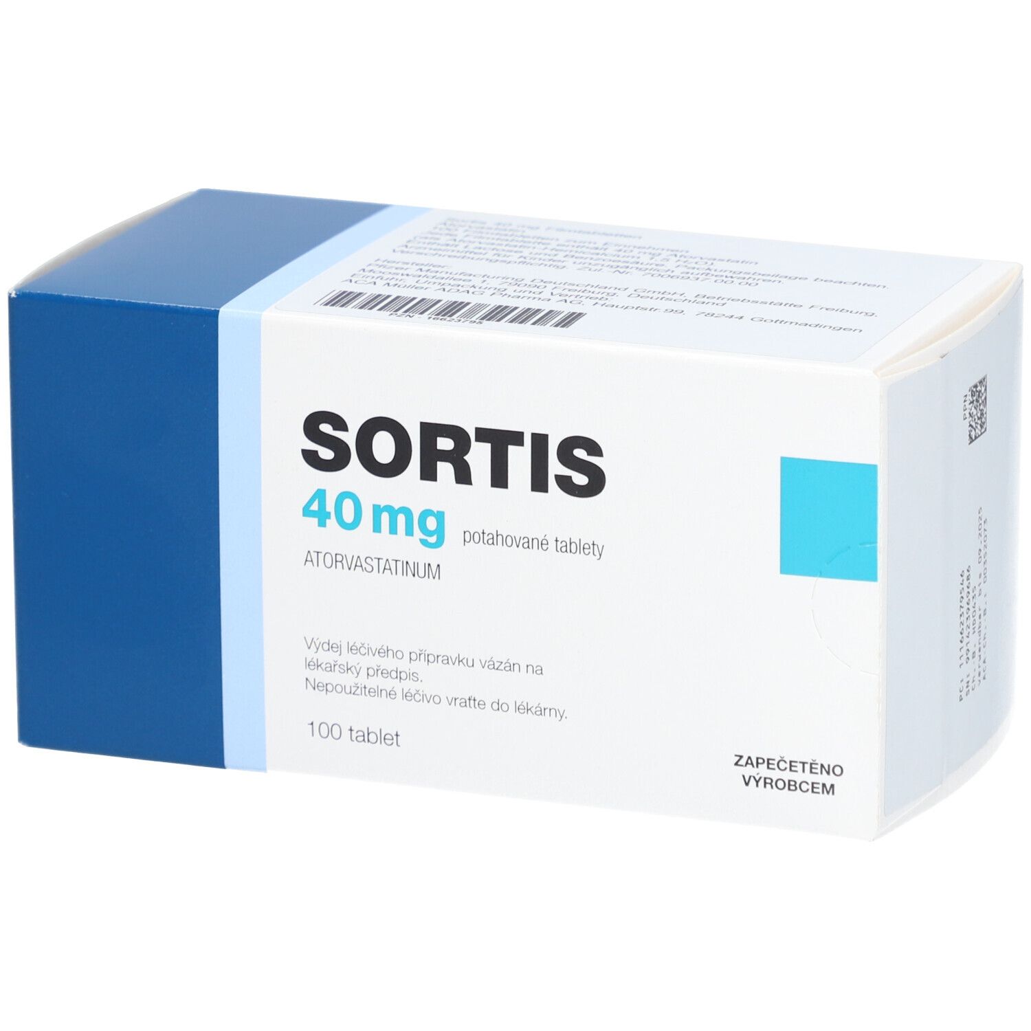 SORTIS 40 mg Filmtabletten