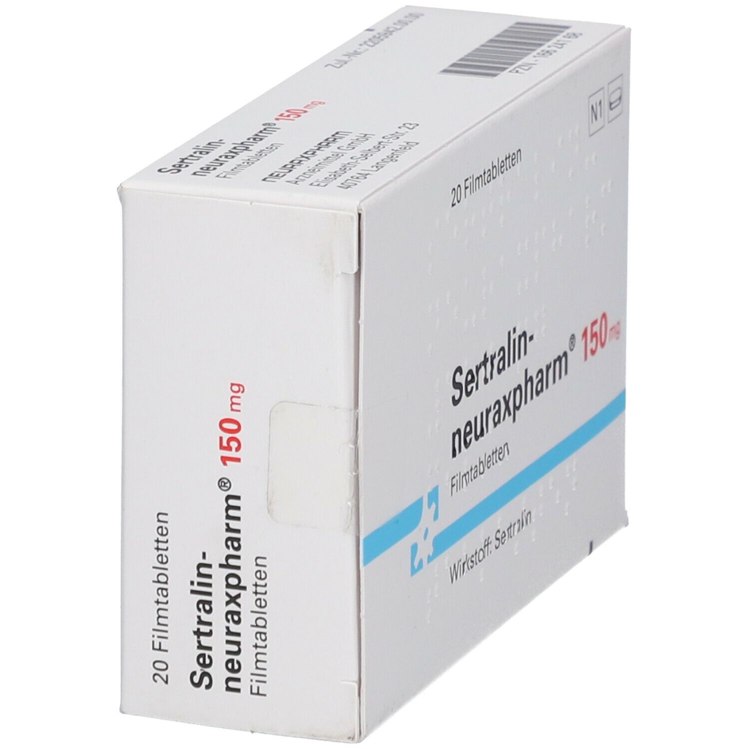 SERTRALIN-neuraxpharm 150 mg Filmtabletten 20 St