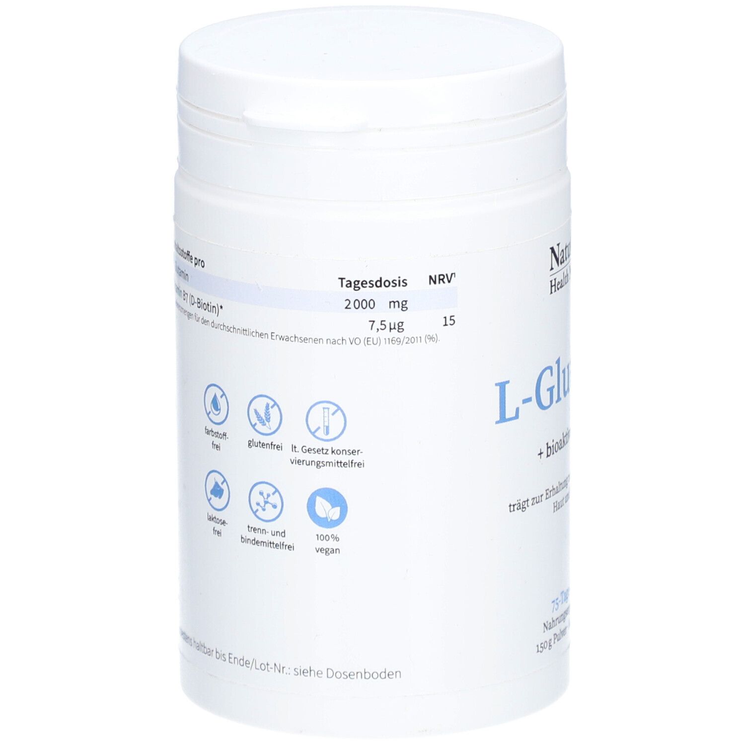 L-Glutamin Pulver 150 g