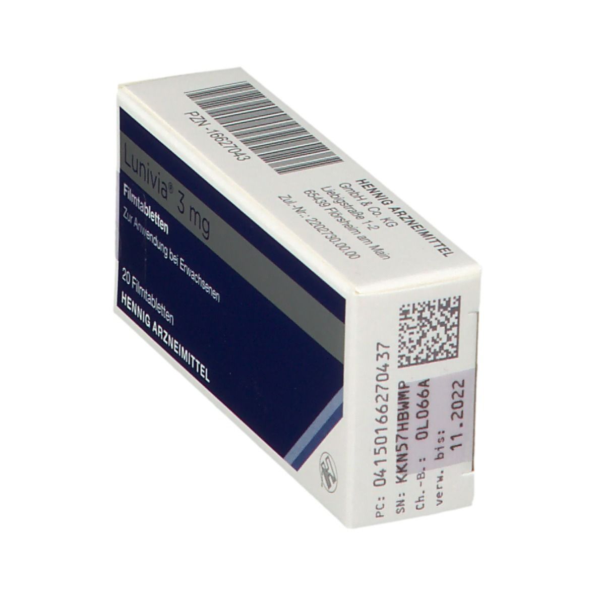 Lunivia 3 mg Filmtabletten 20 St