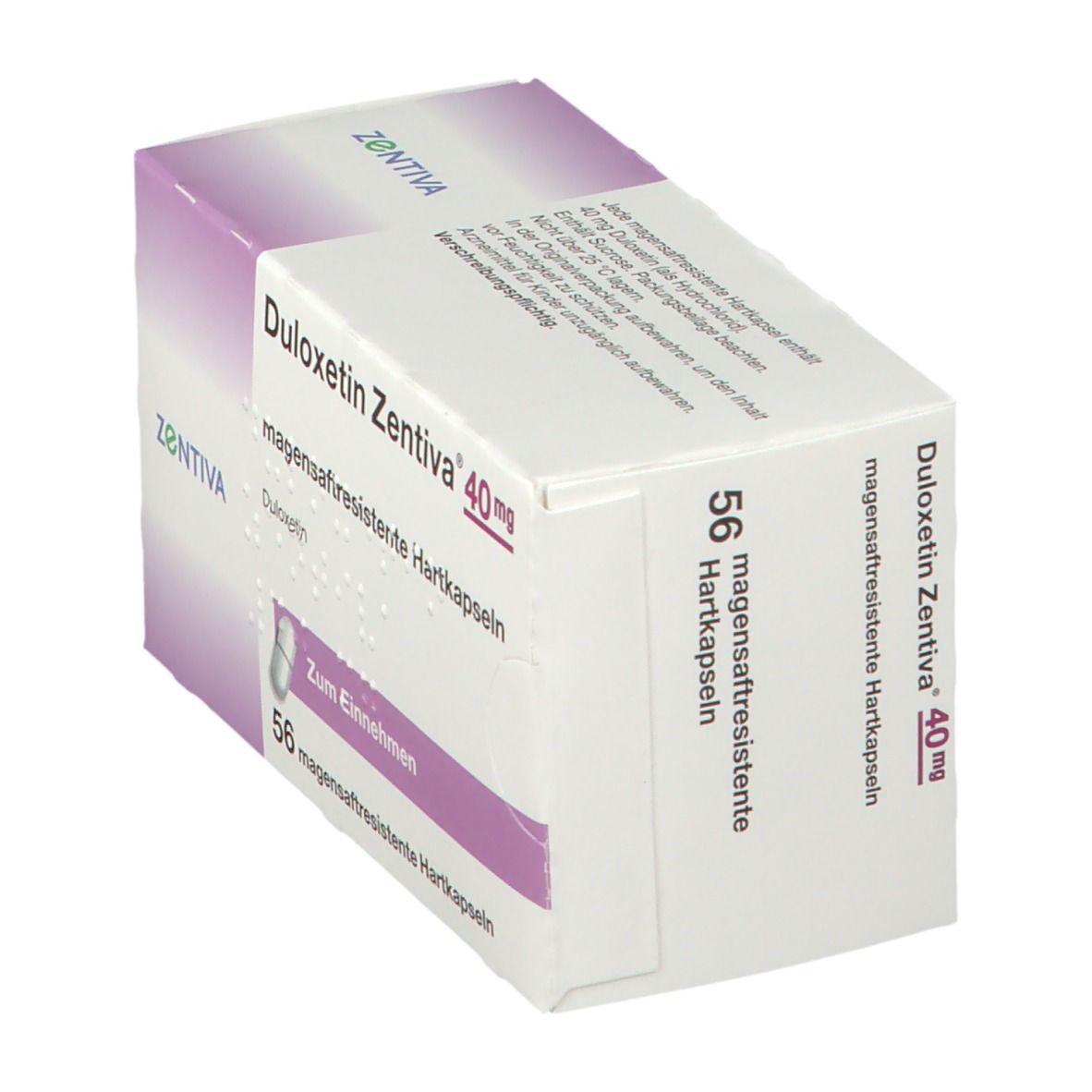 Duloxetin Zentiva 40 mg magensaftres.Hartkapseln 28 St Magensaftresistente Hartkapseln