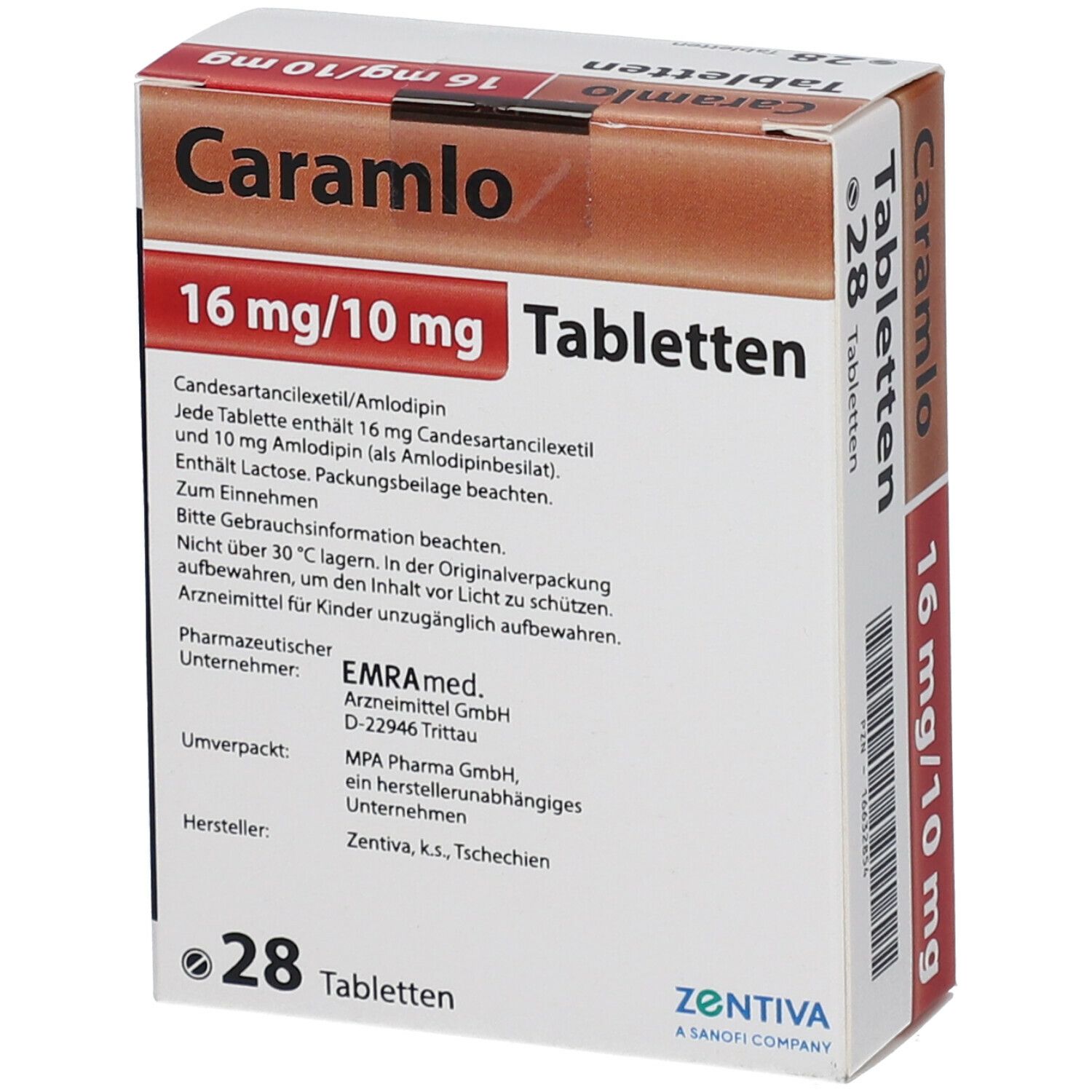 Cara mlo 16 mg/10 mg