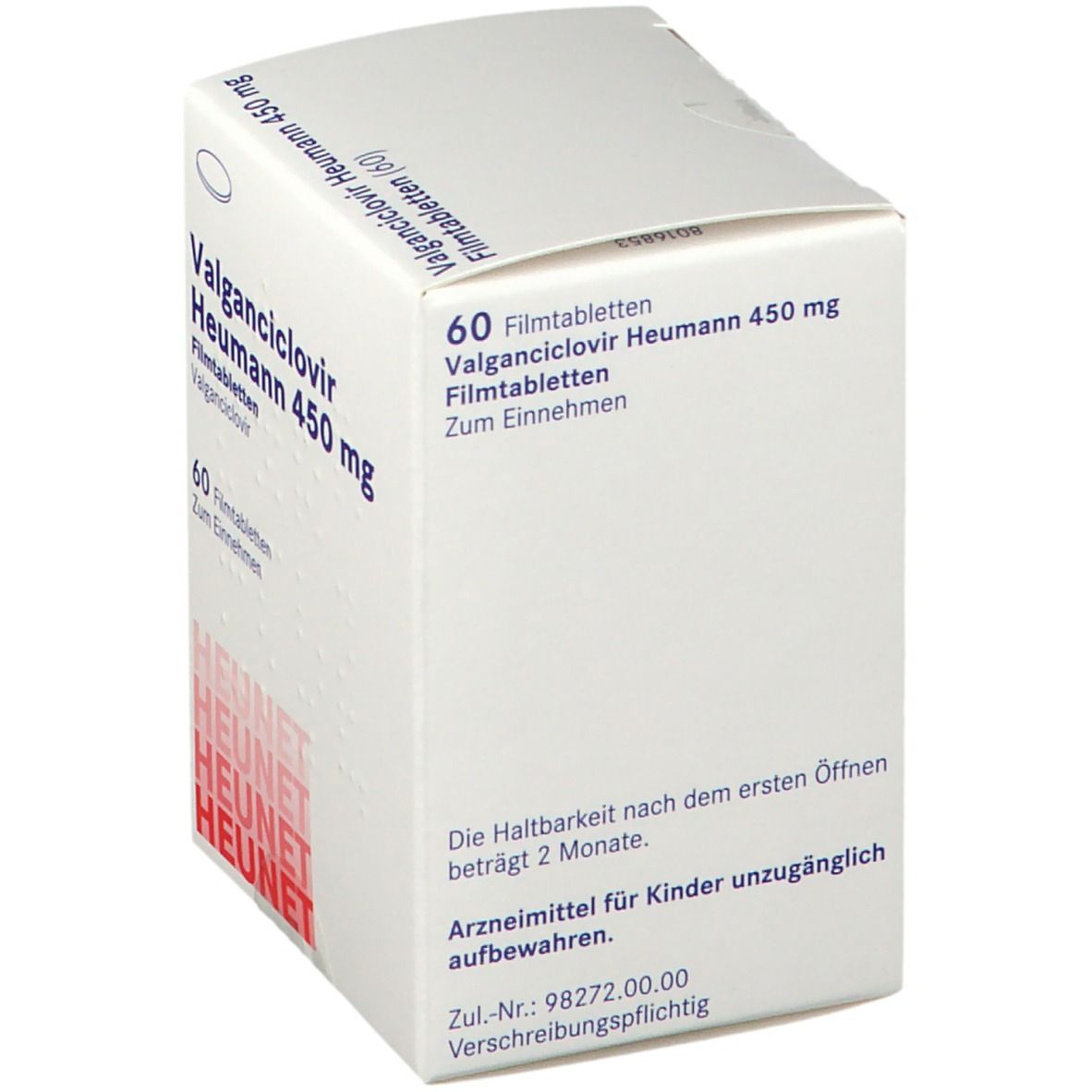 Valganciclovir Heumann 450 mg Filmtabletten Heunet 60 St