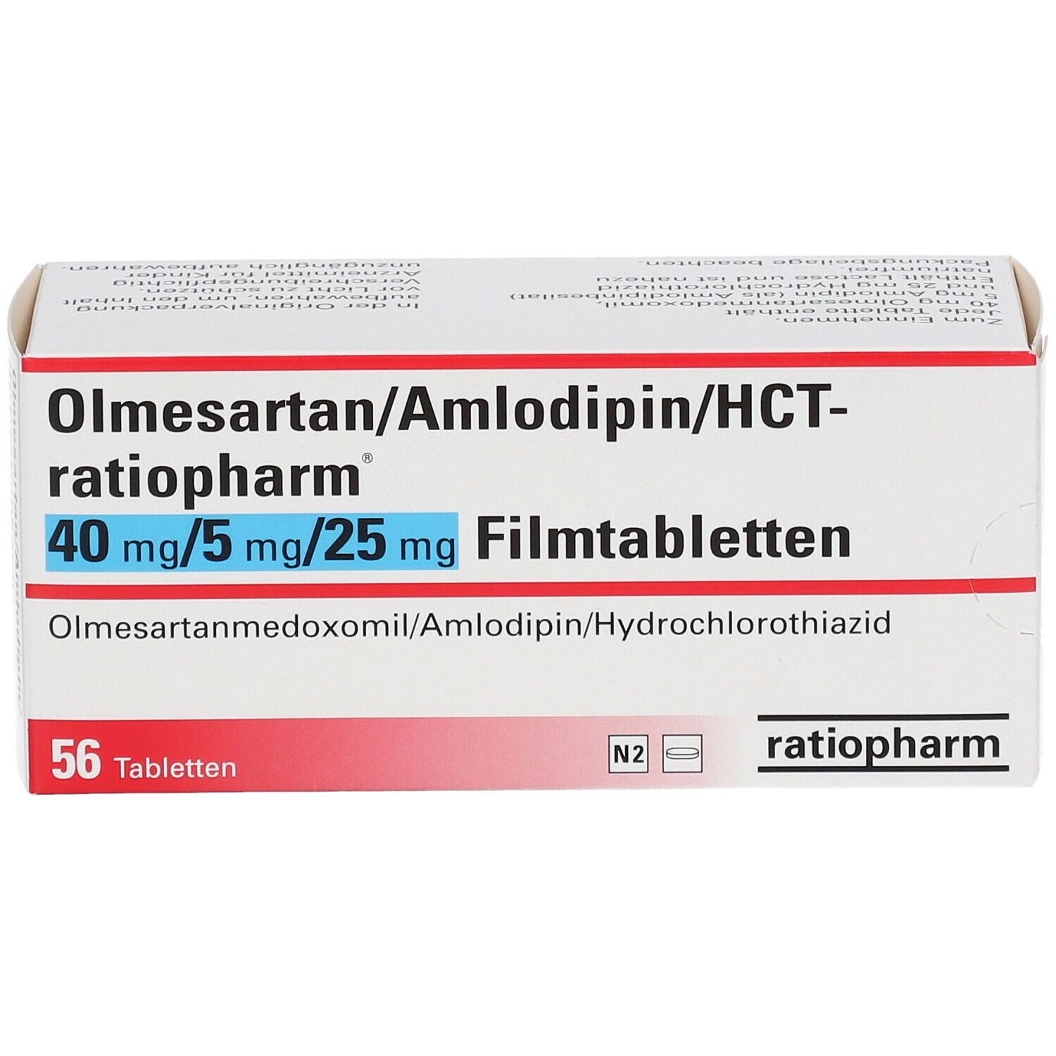 Olmesartan/Amlodipin/HCT-Ratio 40/5/25 mg