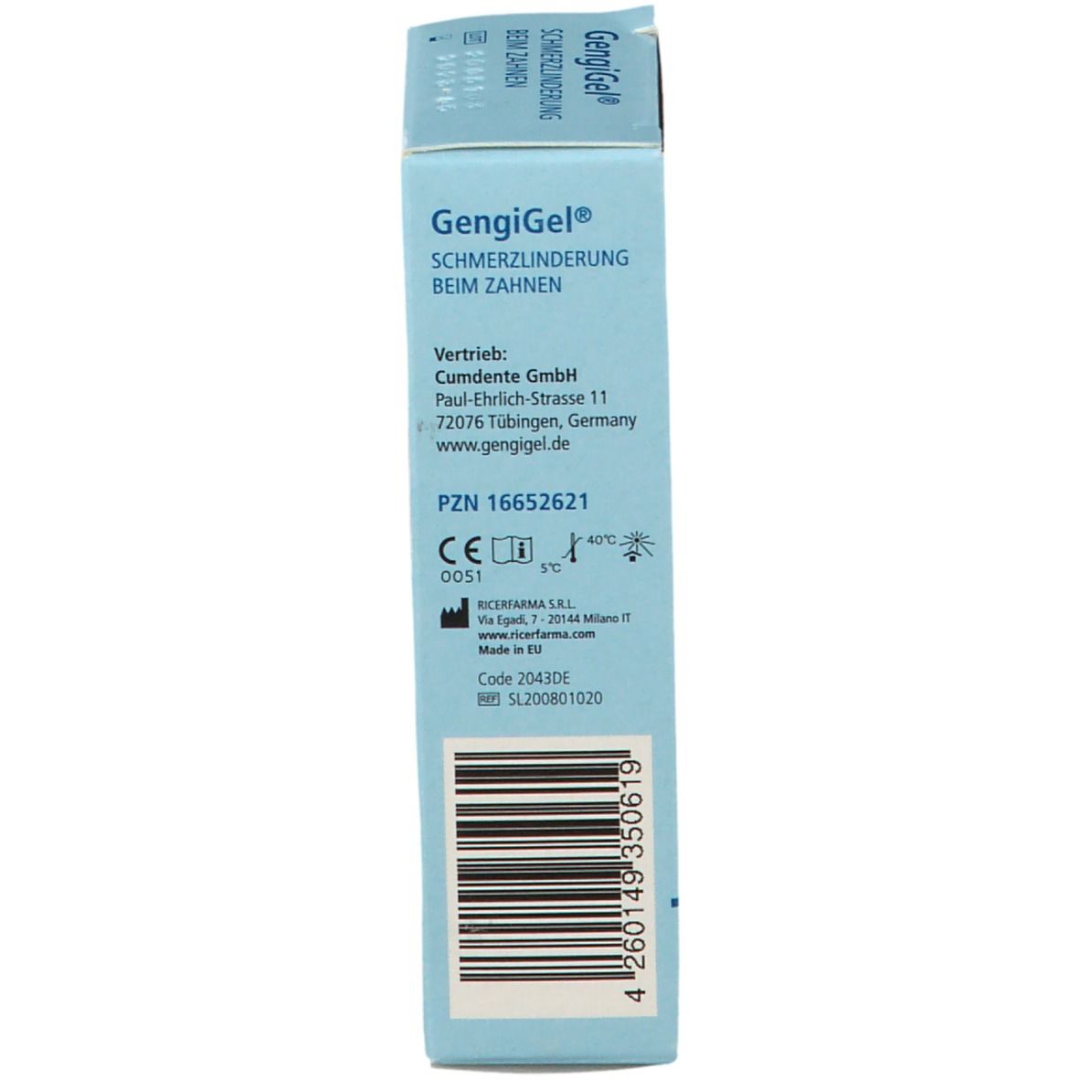 Genigel® SCHMERZLINDERUNG BEIM ZAHNEN
