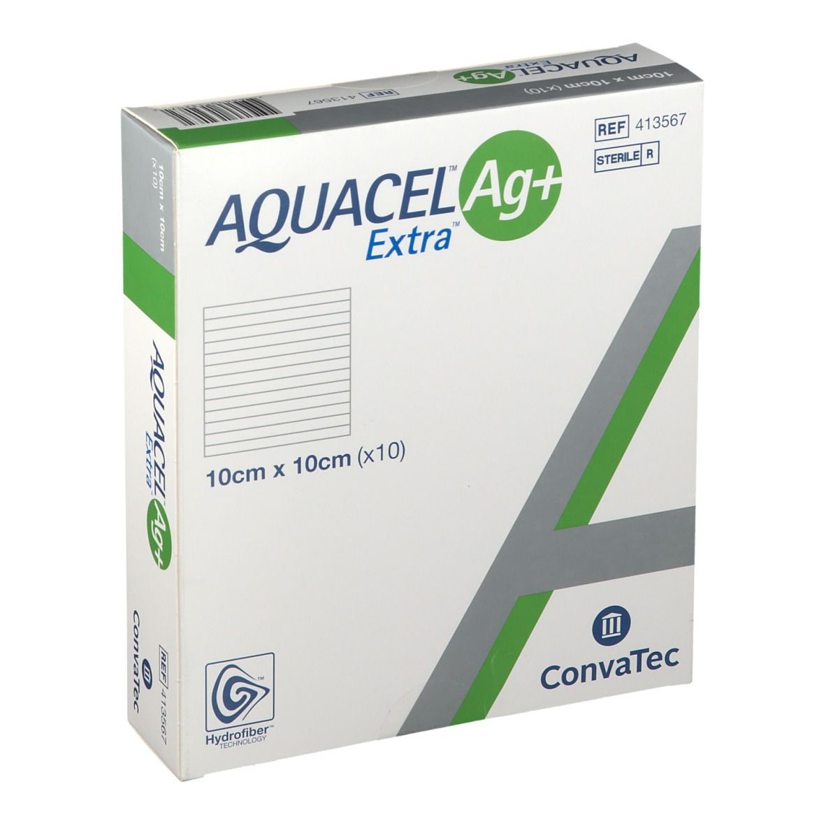 AQUACEL® Ag+ Extra 10 x 10 cm