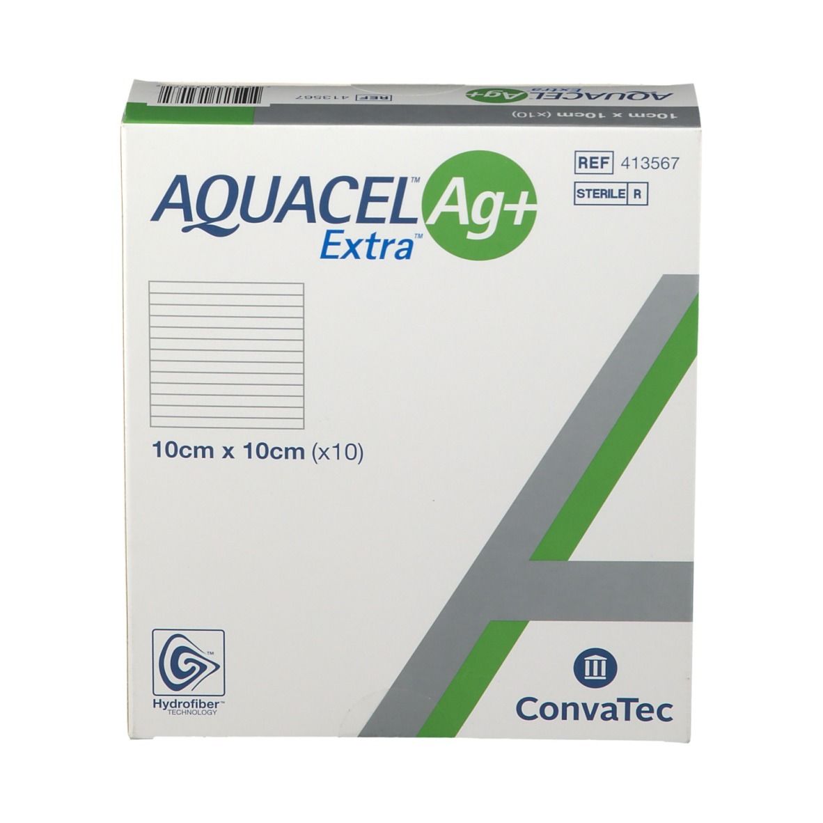 AQUACEL® Ag+ Extra 10 x 10 cm