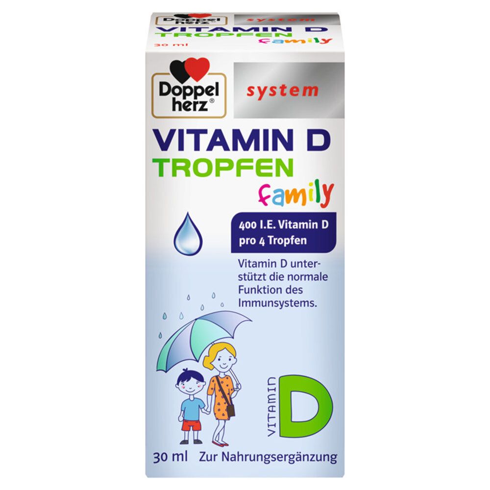 Doppelherz® system VITAMIN D TROPFEN family