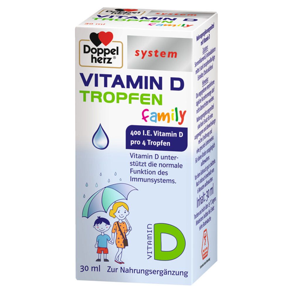 Doppelherz® system VITAMIN D TROPFEN family