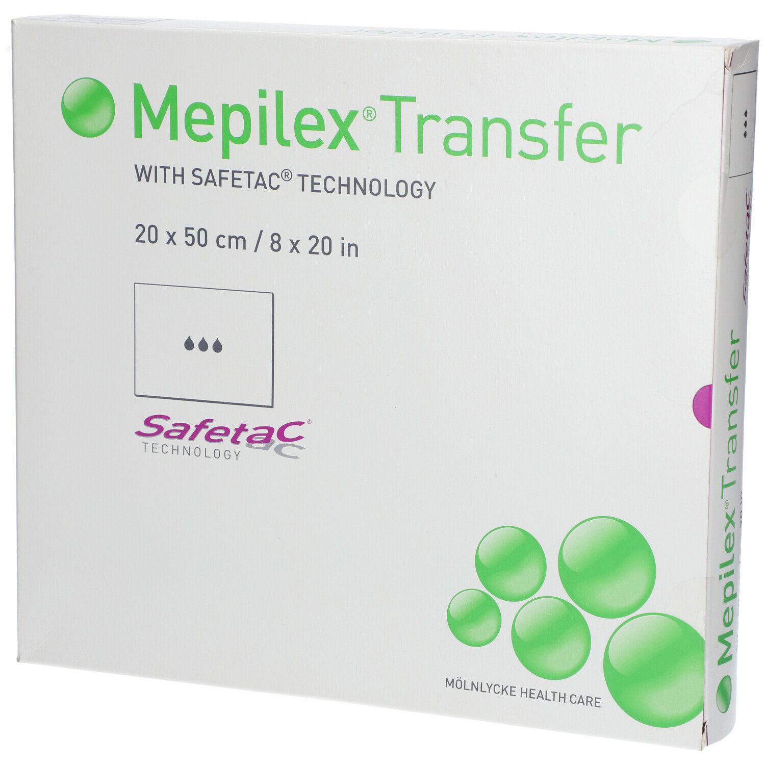 Mepilex® Transfer Schaumverband 20x50 cm steril