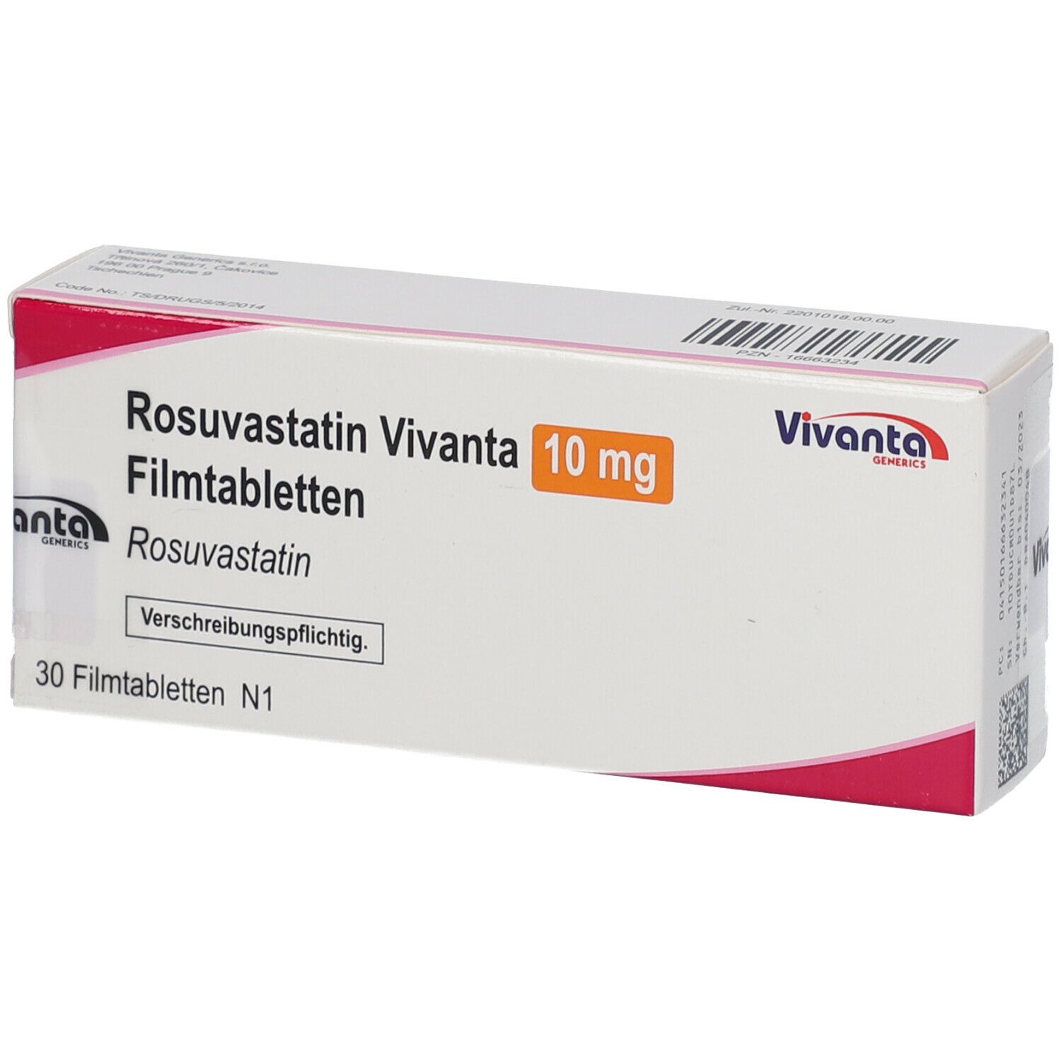 Rosuvastatin Vivanta 10 mg