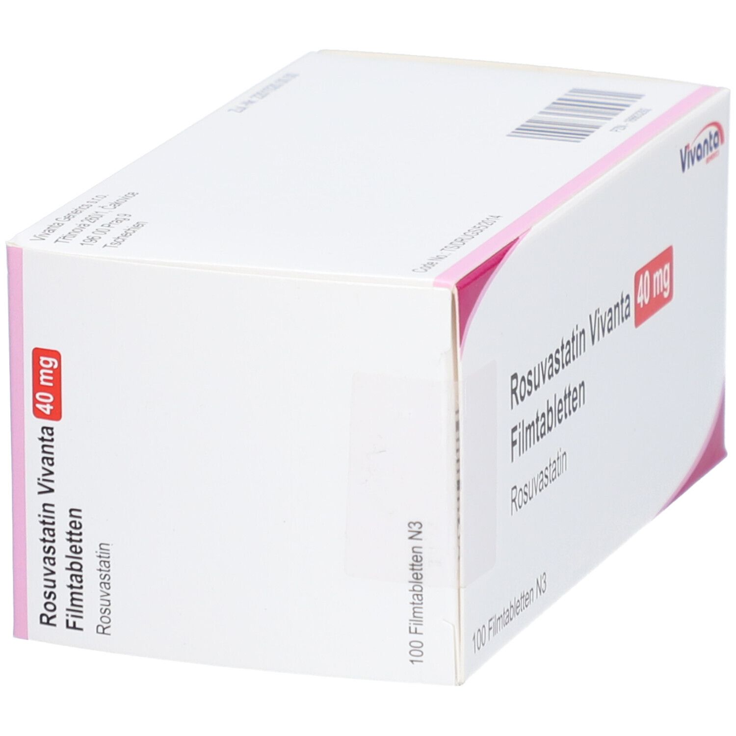 Rosuvastatin Vivanta 40 mg Filmtabletten 100 St