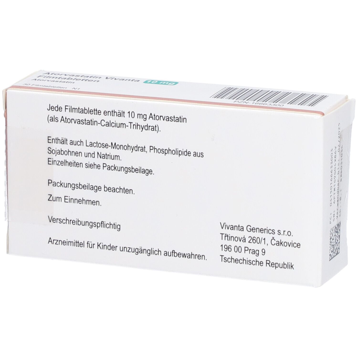 ATORVASTATIN Vivanta 10 mg Filmtabletten
