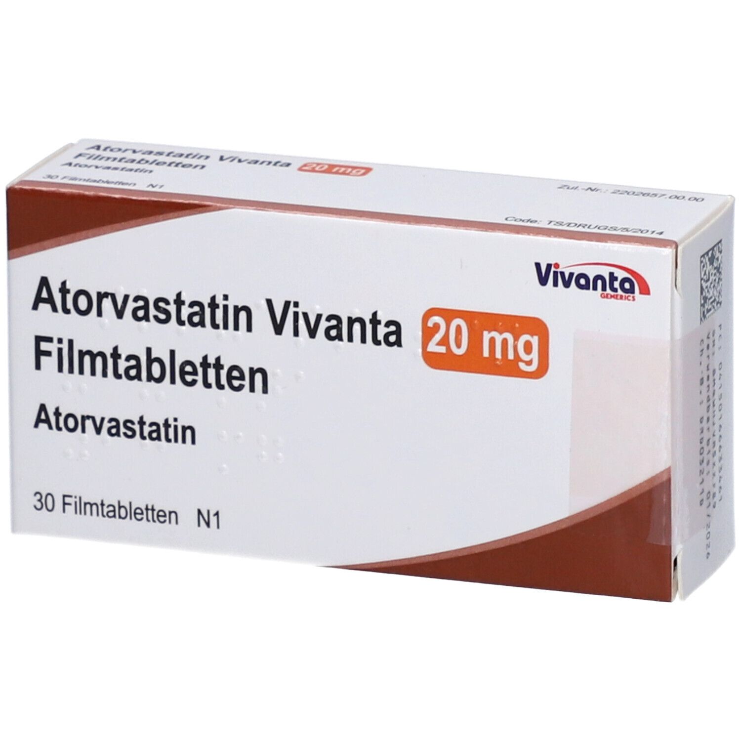 ATORVASTATIN Vivanta 20 mg Filmtabletten