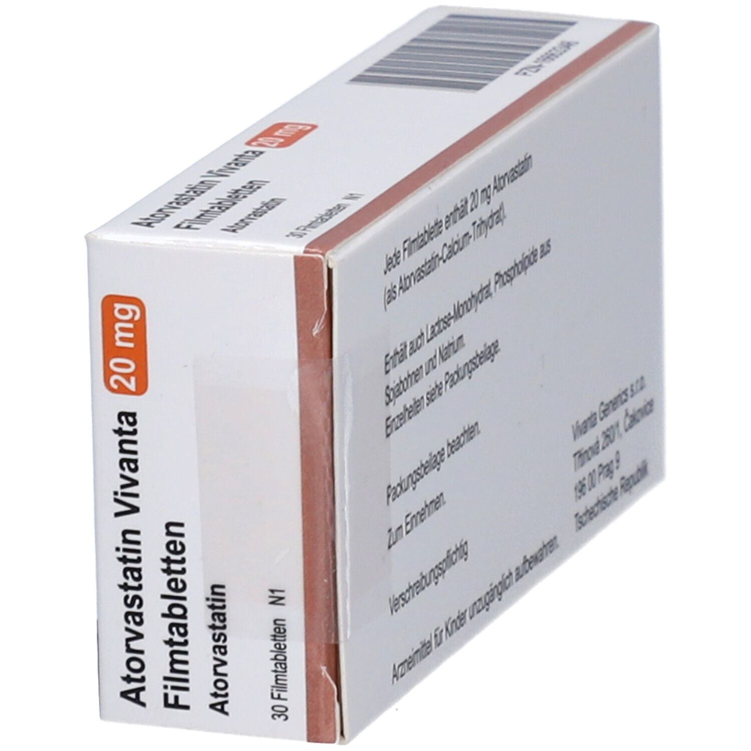 ATORVASTATIN Vivanta 20 mg Filmtabletten