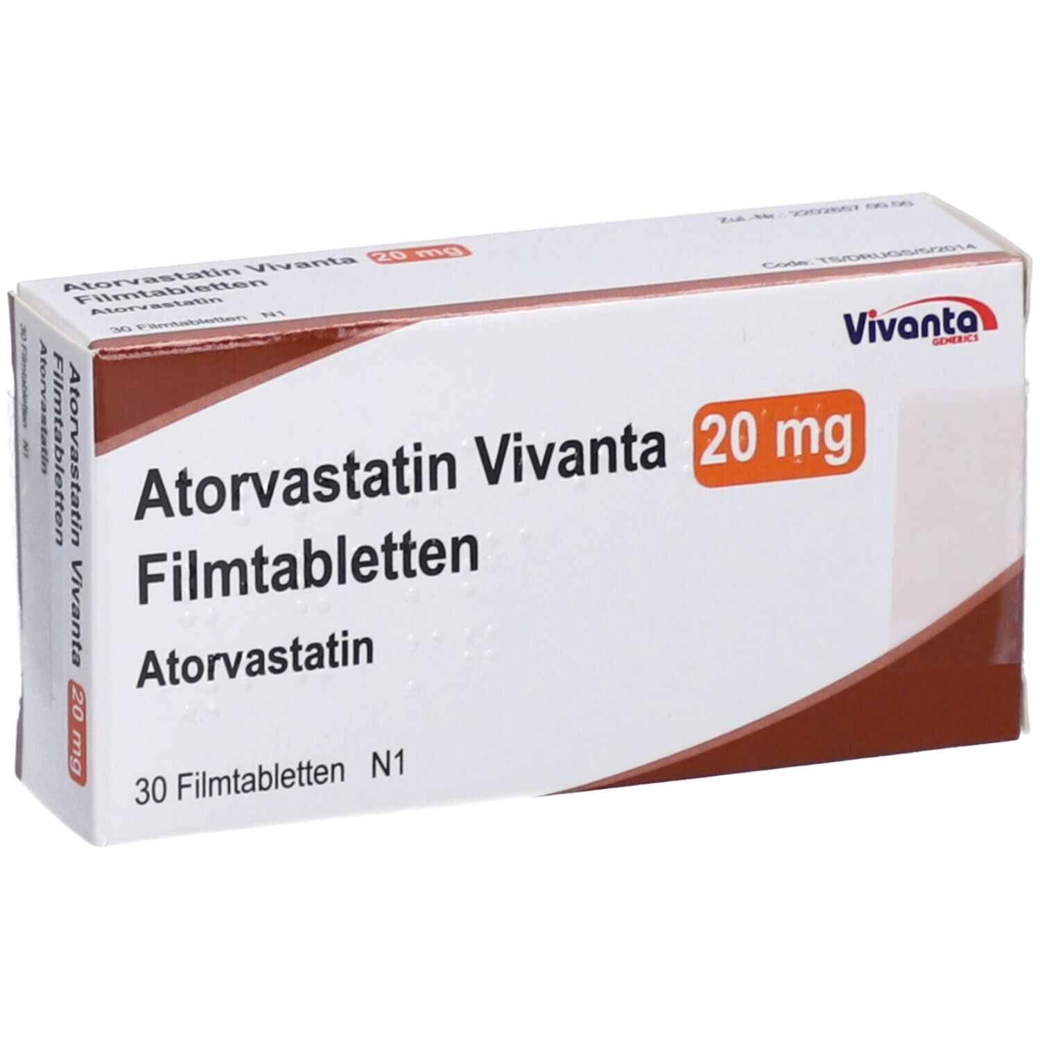 ATORVASTATIN Vivanta 20 mg Filmtabletten
