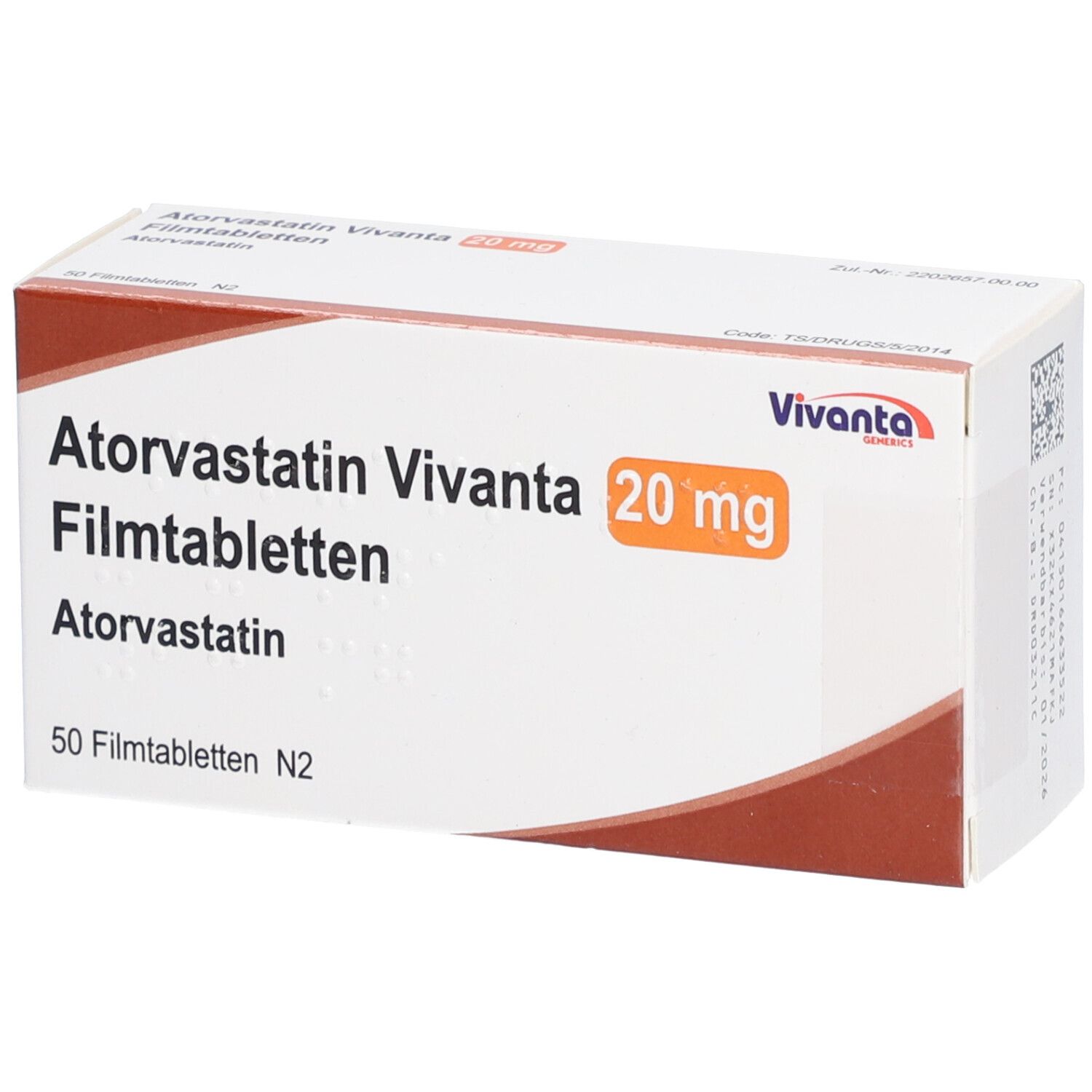ATORVASTATIN Vivanta 20 mg Filmtabletten