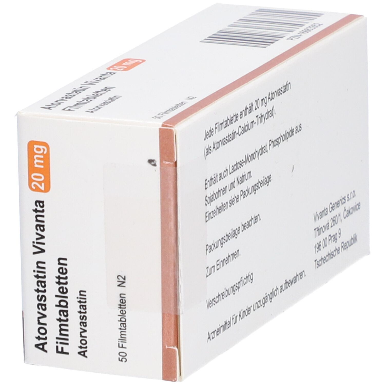 ATORVASTATIN Vivanta 20 mg Filmtabletten