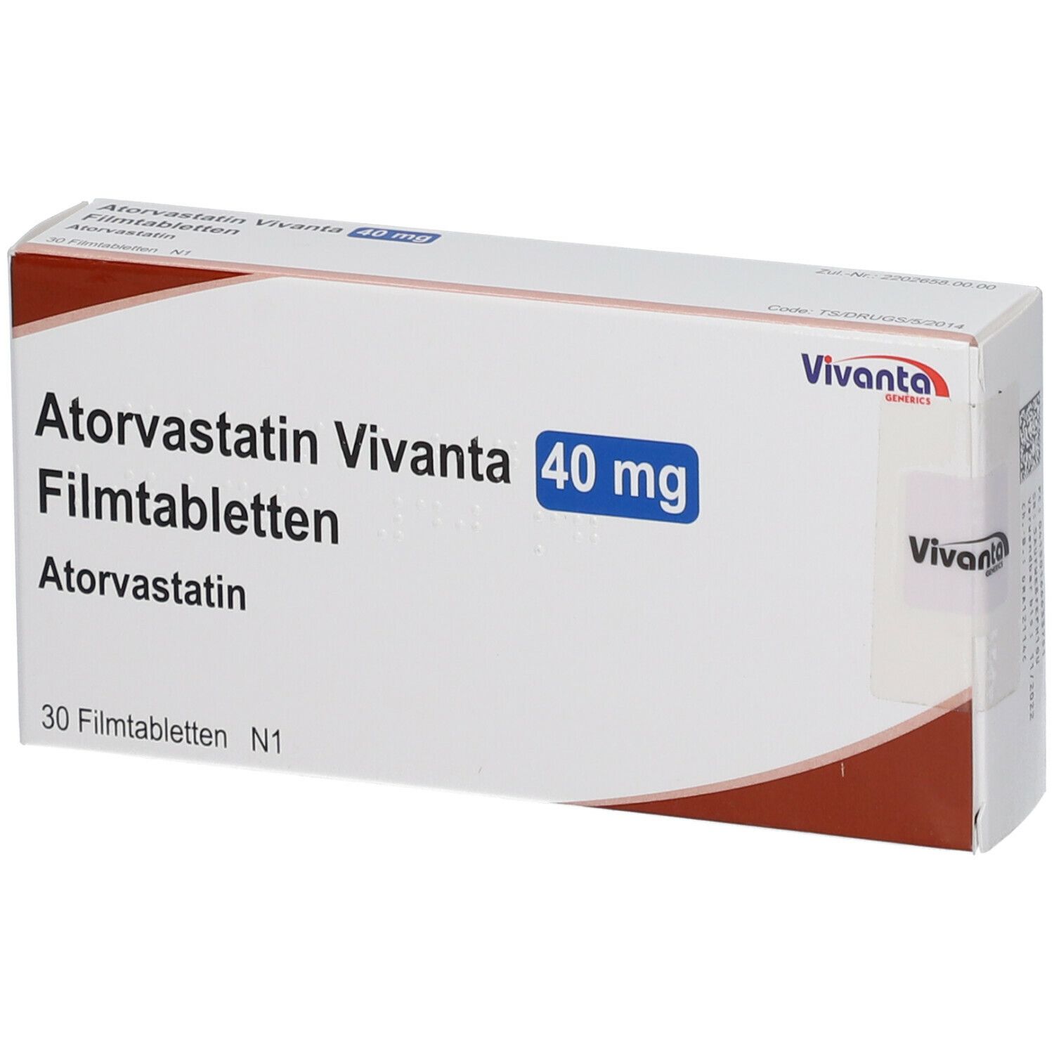 ATORVASTATIN Vivanta 40 mg Filmtabletten