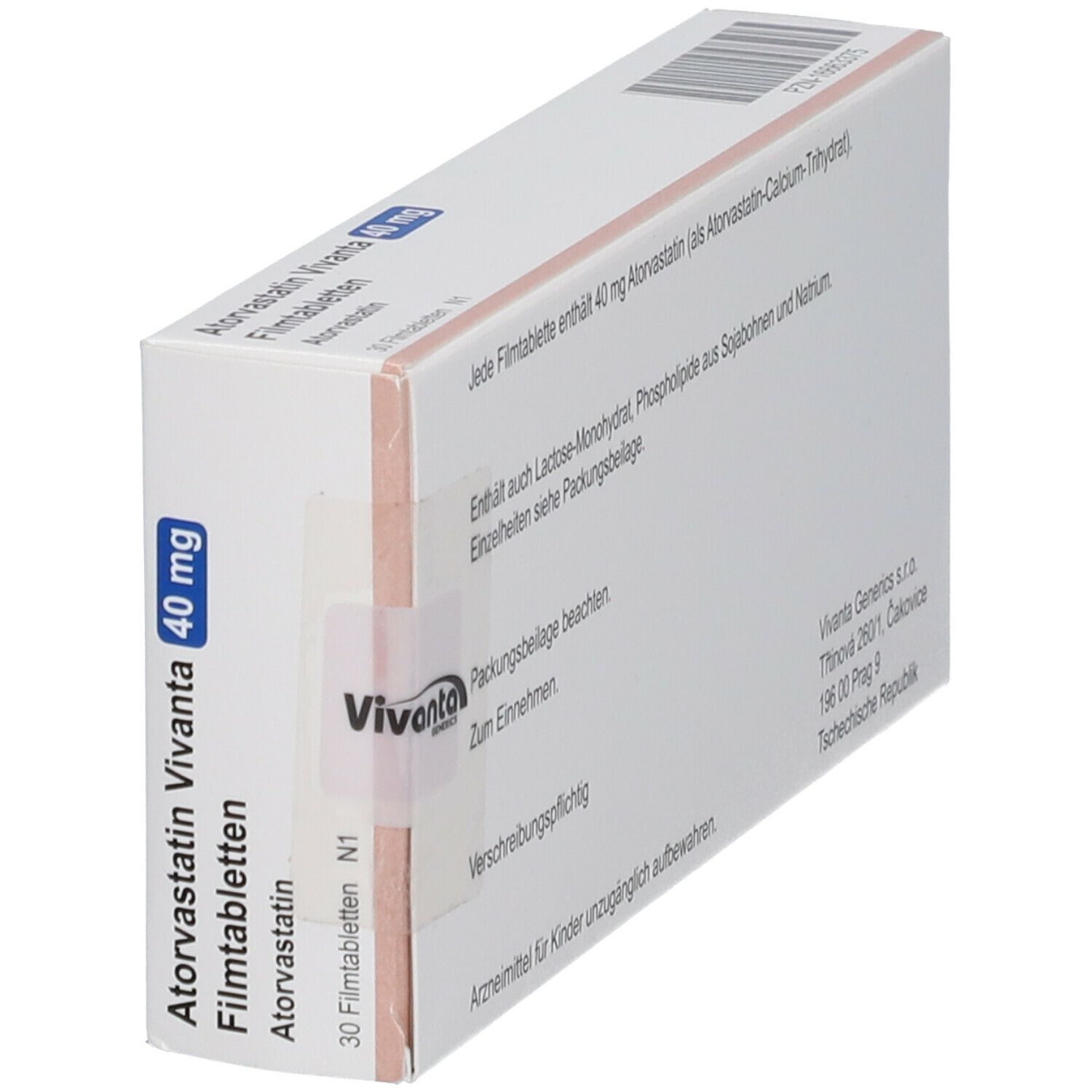 ATORVASTATIN Vivanta 40 mg Filmtabletten