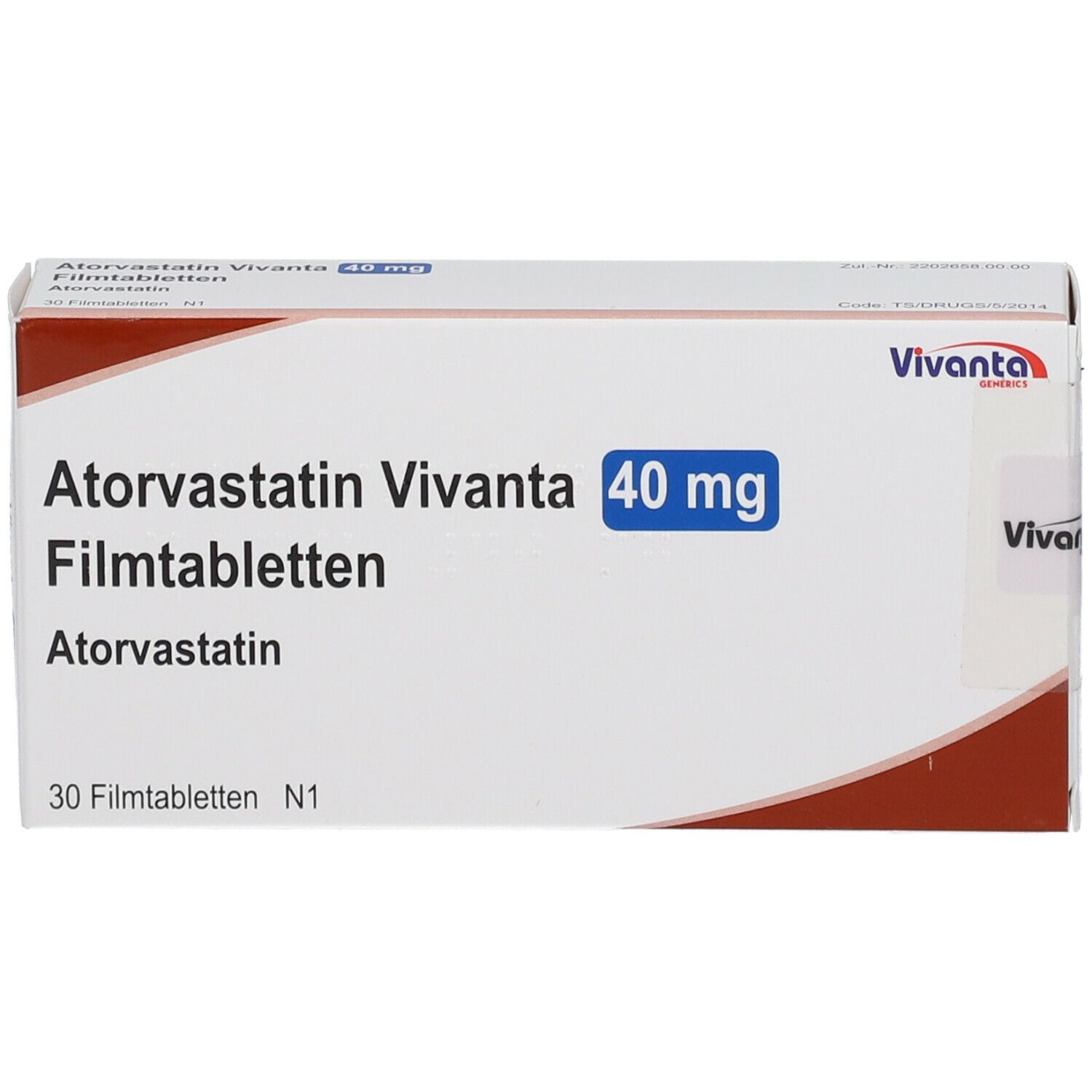 ATORVASTATIN Vivanta 40 mg Filmtabletten