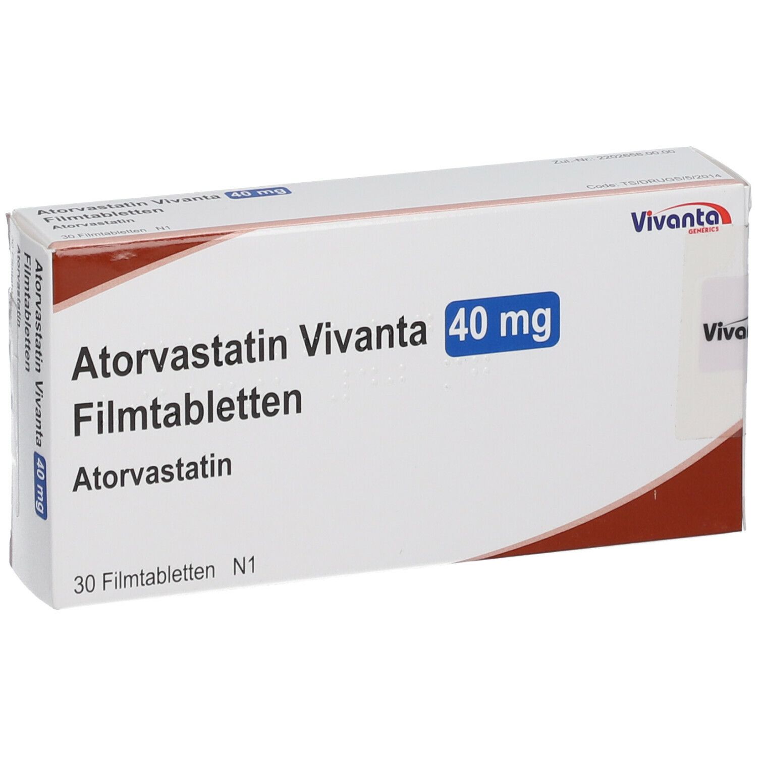 ATORVASTATIN Vivanta 40 mg Filmtabletten
