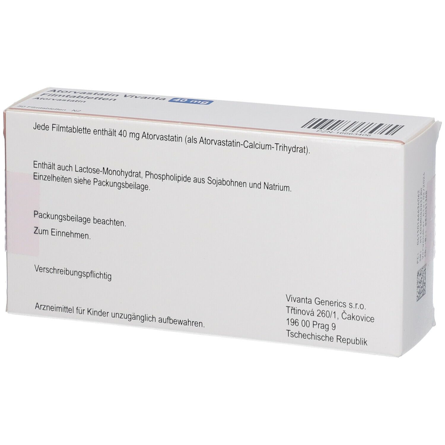 ATORVASTATIN Vivanta 40 mg Filmtabletten