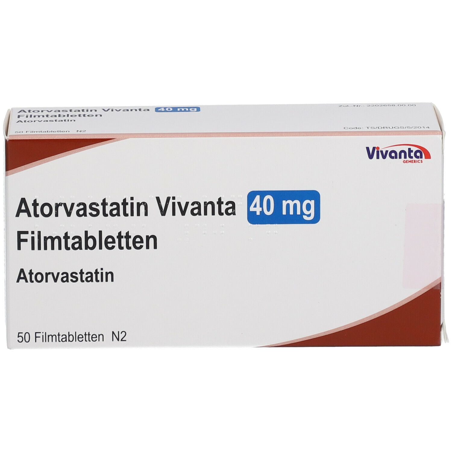 ATORVASTATIN Vivanta 40 mg Filmtabletten