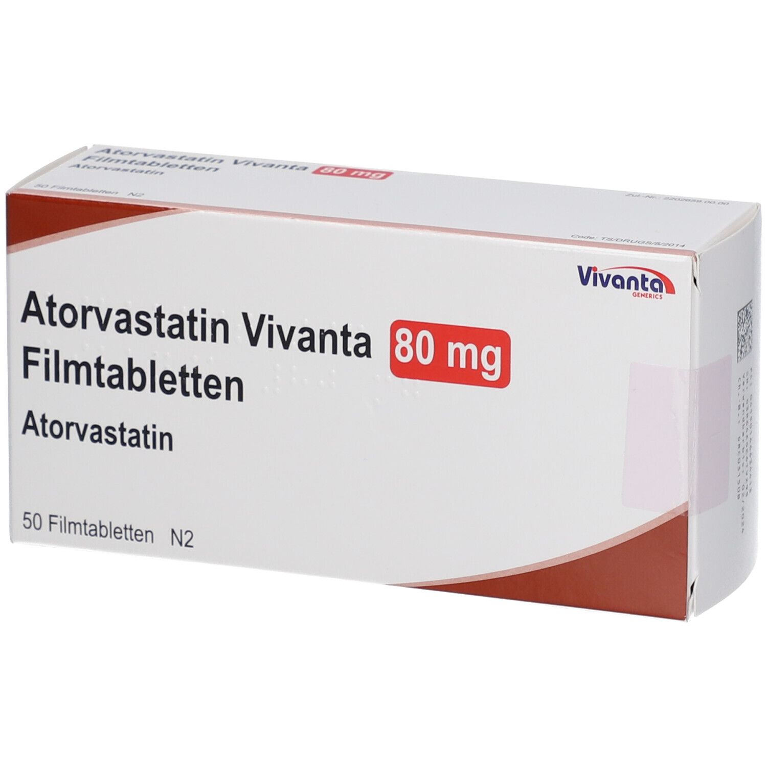 ATORVASTATIN Vivanta 80 mg Filmtabletten