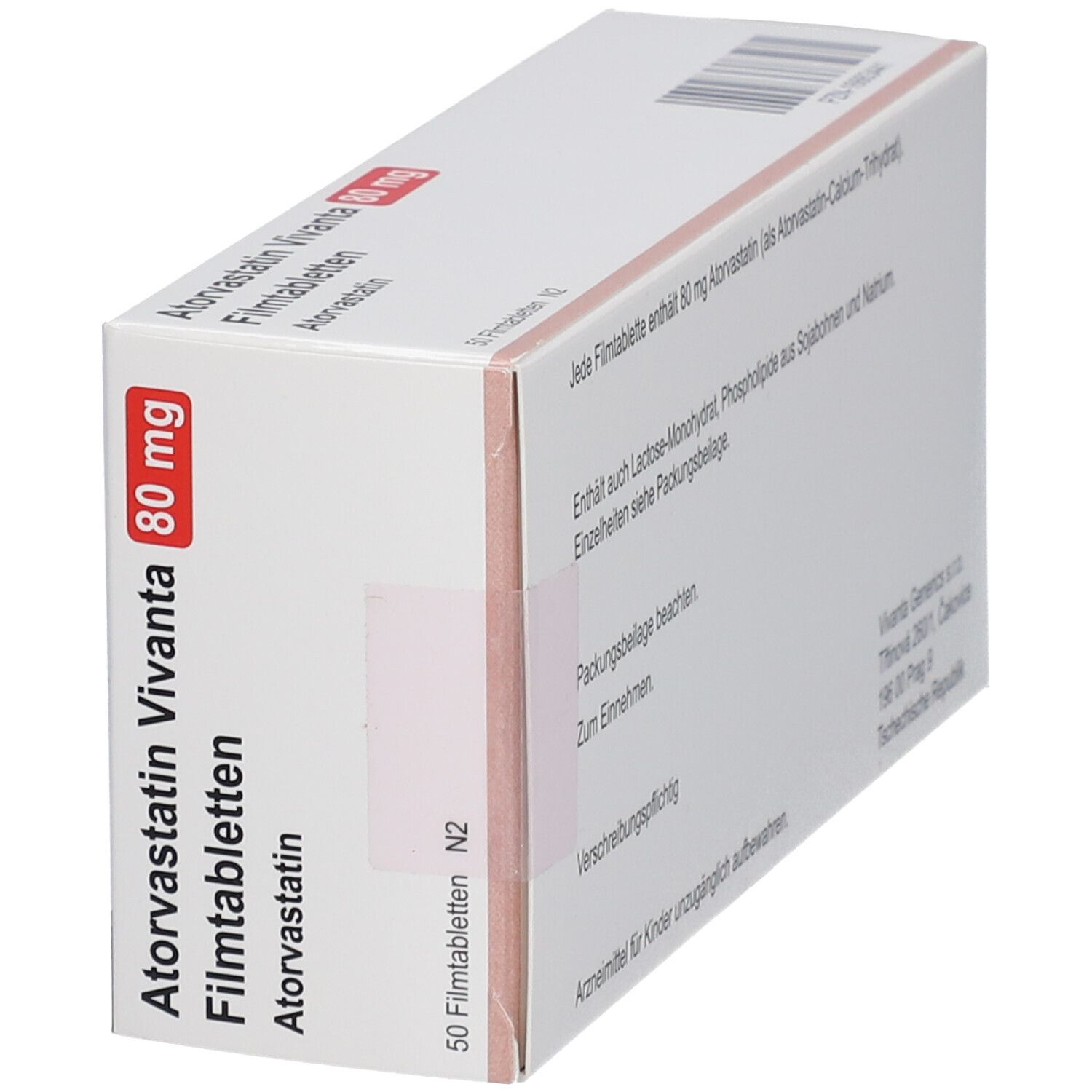 ATORVASTATIN Vivanta 80 mg Filmtabletten