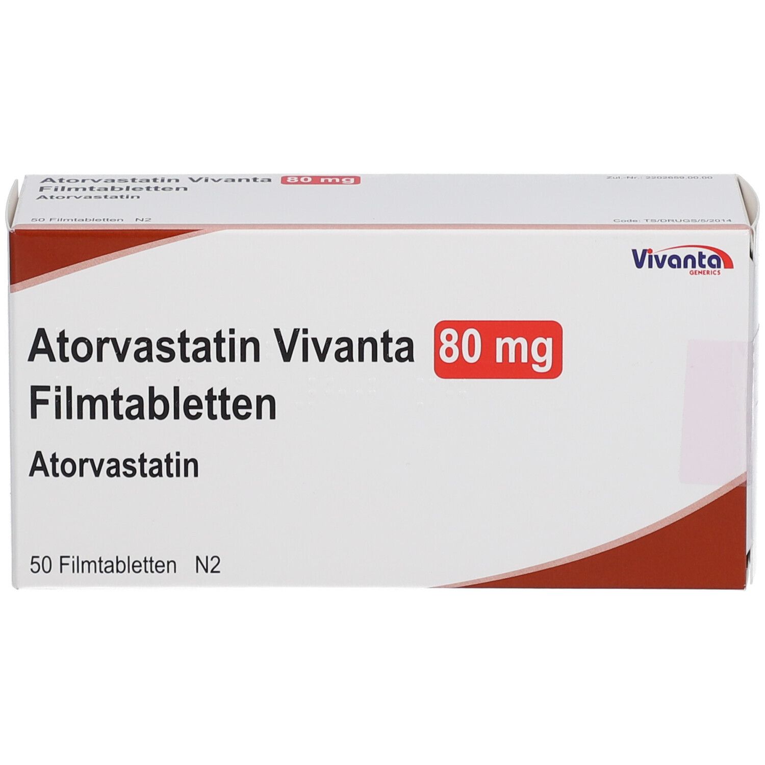 ATORVASTATIN Vivanta 80 mg Filmtabletten