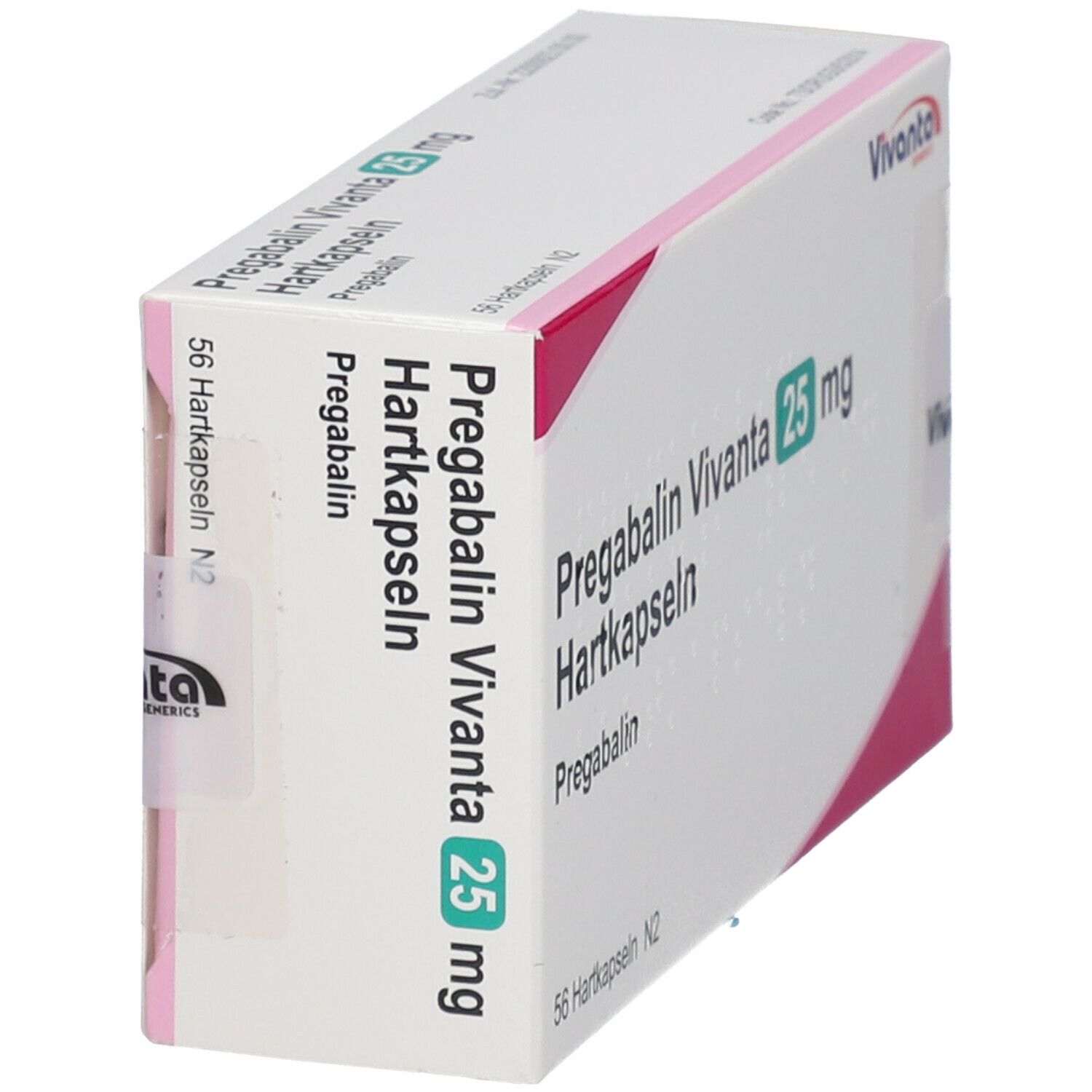 Pregabalin Vivanta 25 mg Hartkapseln 56 St