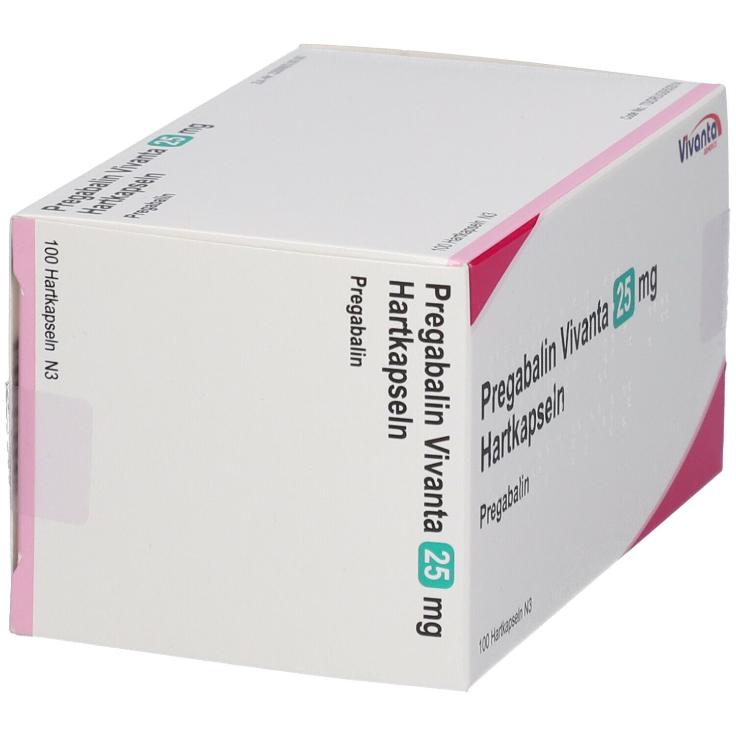 Pregabalin Vivanta 25 mg Hartkapseln 100 St