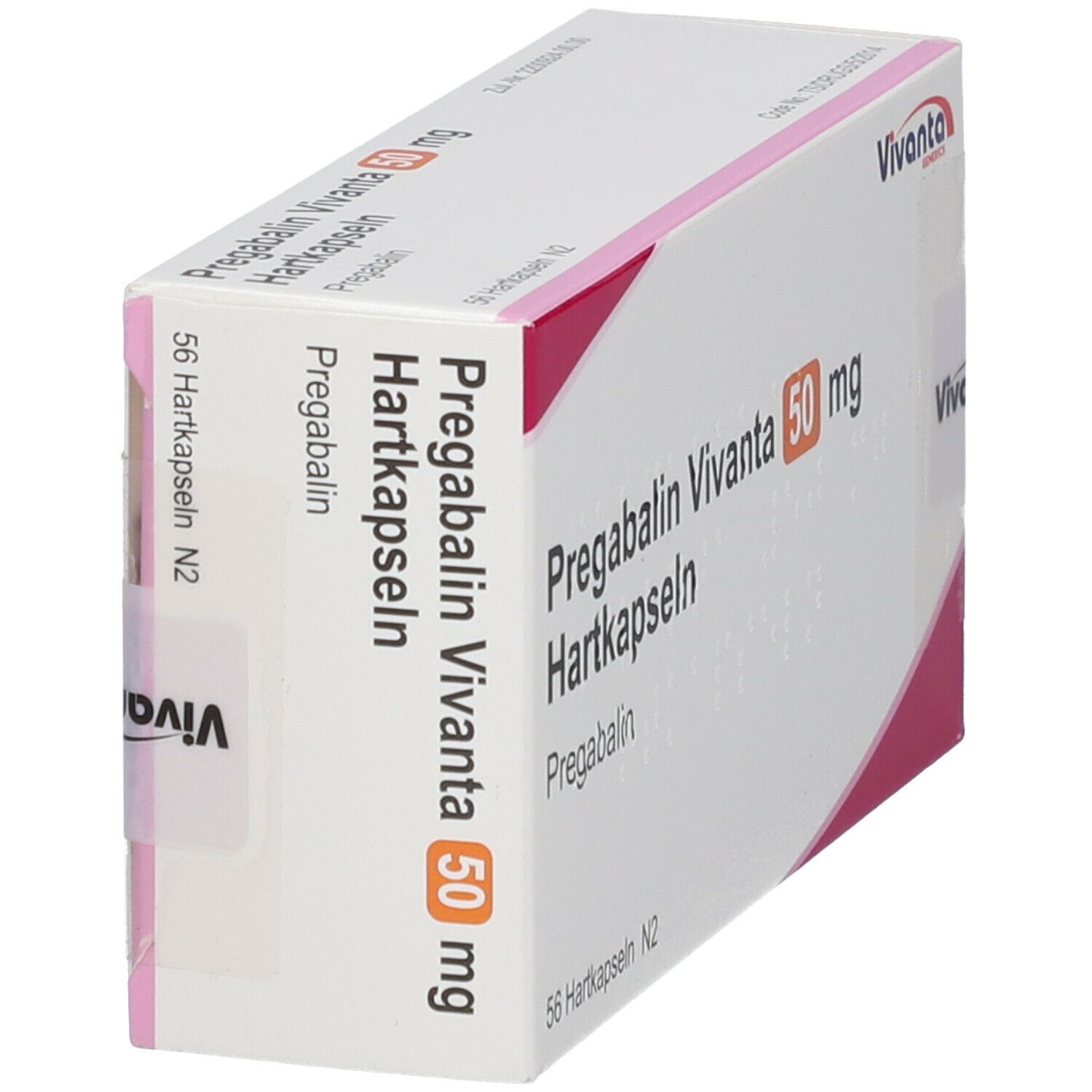 Pregabalin Vivanta 50 mg Hartkapseln 56 St