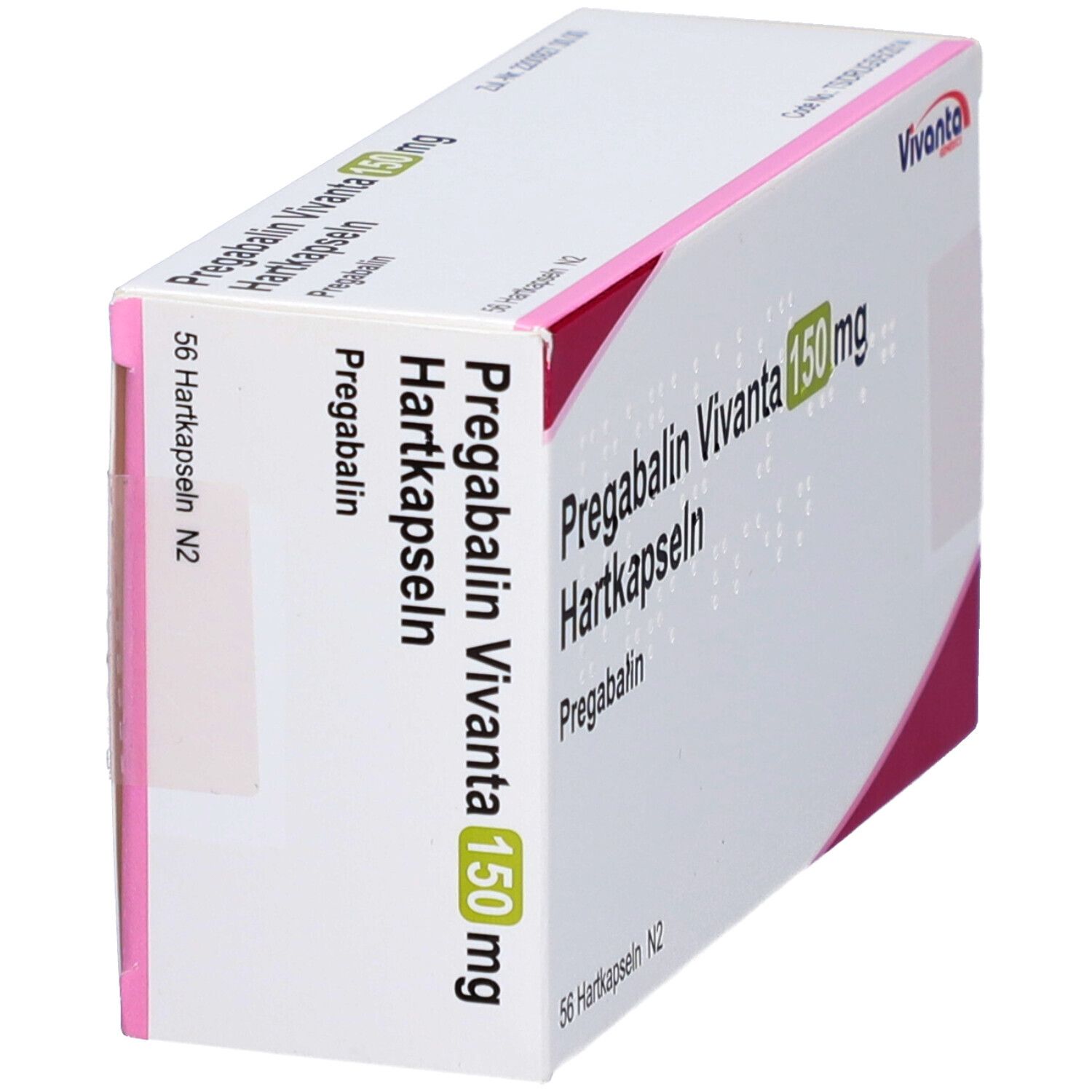 Pregabalin Vivanta 150 mg Hartkapseln 56 St