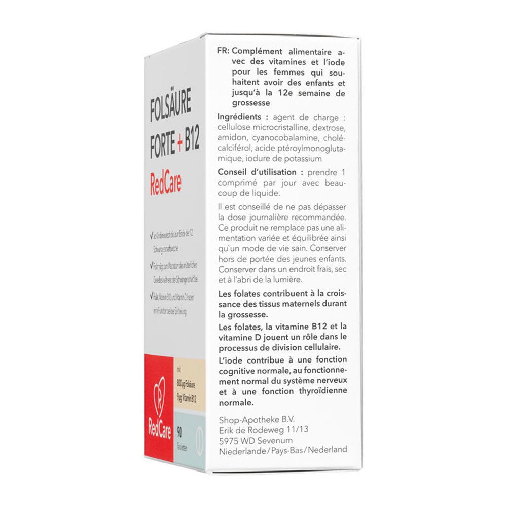 Redcare Folsäure Forte +B12