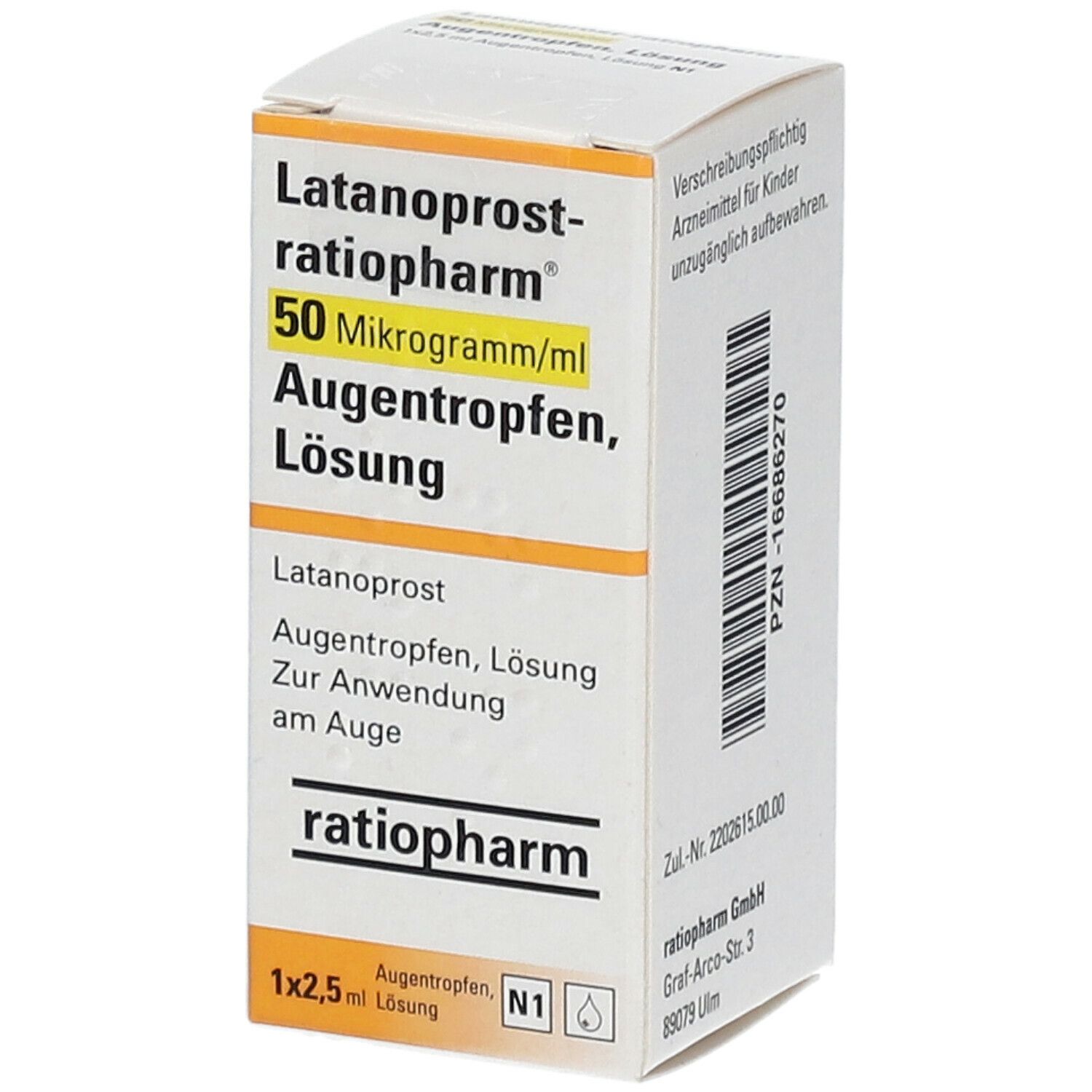 Latanoprost-ratiopharm®50 µg/ml