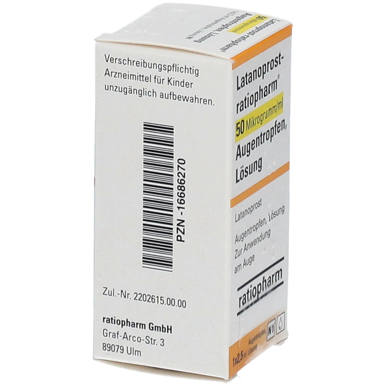 Latanoprost-ratiopharm®50 µg/ml