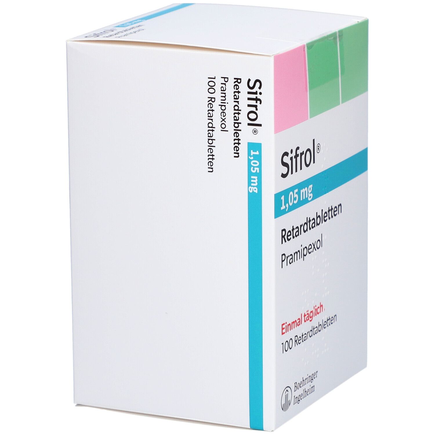 Sifrol 1,05 mg Retardtabletten 100 St Retard-Tabletten