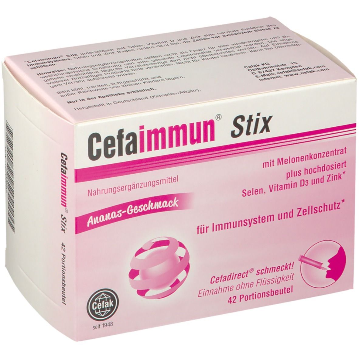 Cefaimmun Stix Granulat 42 St