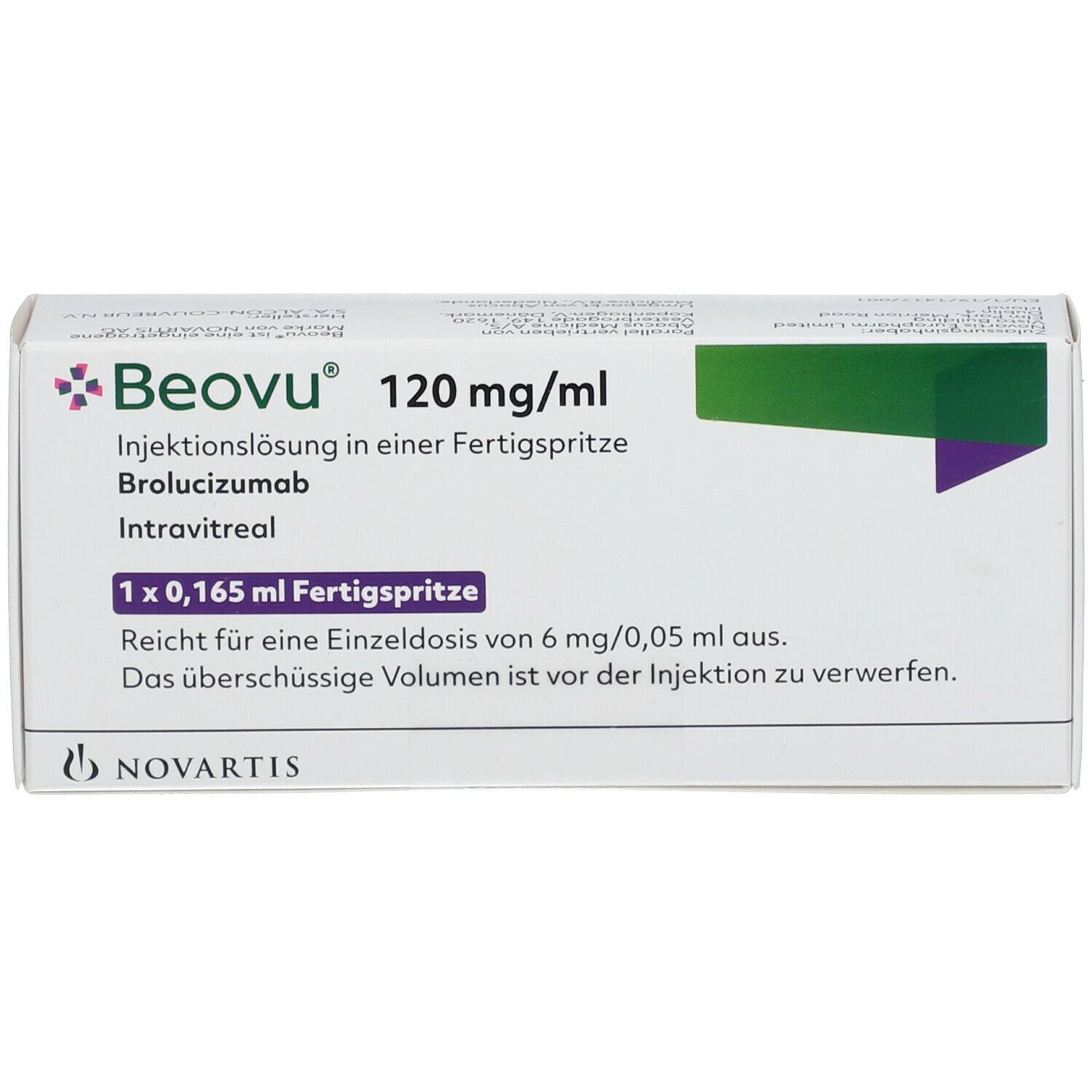 BEOVU 120 mg/ml Injektionslösung i.e.Fertigspritze