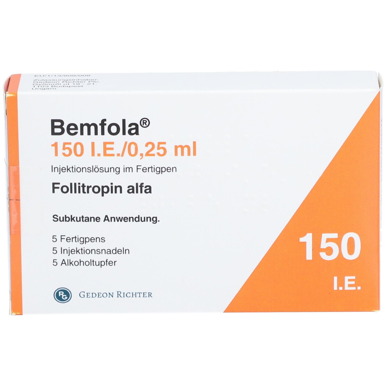 Bemfola 150 I.E./0,25 ml